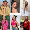 SEIKEA Upgraded Long Braid Ponytail Extension with Elastic Tie Straight