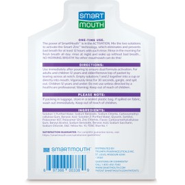 SmartMouth Dry Mouth Rinse Single Pack – 50 Pack