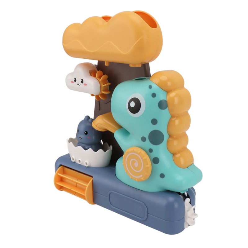 Baby Bath Toy Dinosaur Shaped Water Spraying Rotating Bathtub Waterwheel