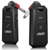 LEKATO 5.8G Wireless Guitar Transmitter Receiver System 4 Channels Rechargeable