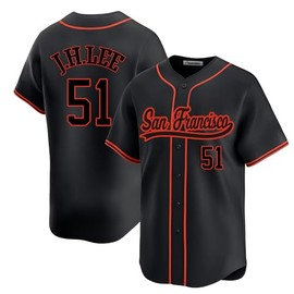 Custom Mens/Women/Youth San Francisco Black Giants Jung Hoo Lee Seattle Baseball Stitched T-Shirt for Sports Fan