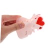Healvian Valentine's Day Heart Hair Claw Clips Pink Acrylic Hair