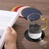 uxcell Round Drink Coasters Set of 6 Dual Sided Non-Slip