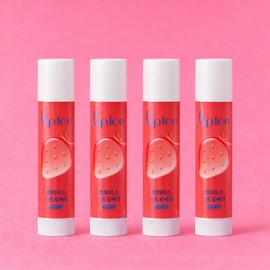 Mentholatum Lip Ice Lip Balm Strawberry 3.5g, 4 pieces / 멘소래담 립아이스 립밤 스트로베리 3.5g, 4개