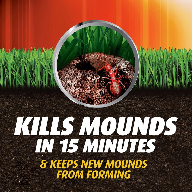 Ortho Fire Ant Killer Broadcast Granules, Kills Mounds in 15