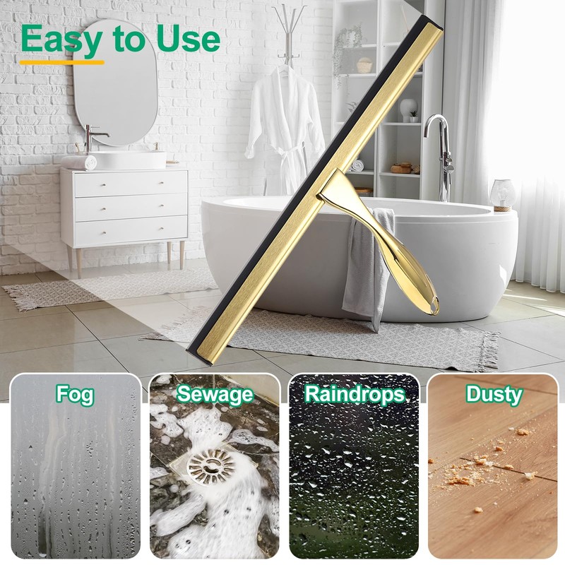 sourcing map 2Pcs 14 Inch Window Glass Shower Doors Replacement,