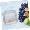 NOLITOY 30pcs Aluminum Foil Baking Trays Square Disposable Loaf Pans