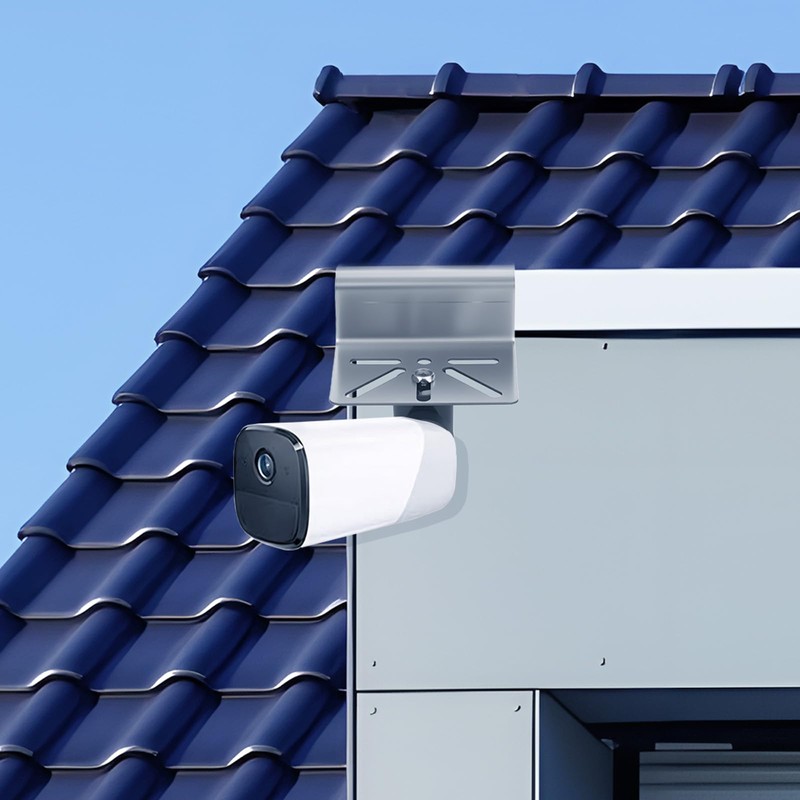 Huiguli Stainless Steel Gutter Mount for Eufy Security SoloCam S340,