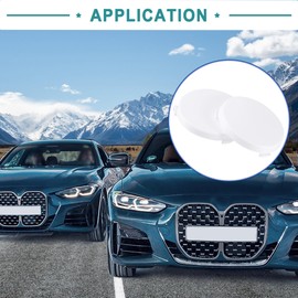 ACROPIX Car Dome Courtesy Sail Panel Light Lamp Lens Cover Car Interior Light Lens Plastic White Fit for Chevy Impala 1962-1967 - Pack of 2