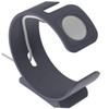 Tofficu Smart Watch Charging Holder Grey Watch Charging Bracket Display