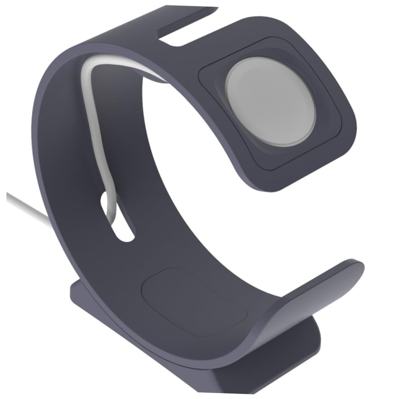 Tofficu Smart Watch Charging Holder Grey Watch Charging Bracket Display