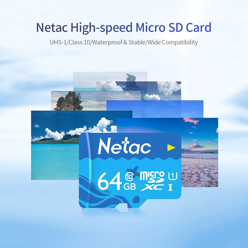 Netac 32GB TF Card Large Capacity Micro SD Card UHS-1