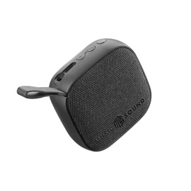 Music Sound - MINI - Bluetooth Speaker - 3 Watt Power - 4 Hours Playtime - Compact and Portable - Soft and Colorful Fabric Surfaces - Black