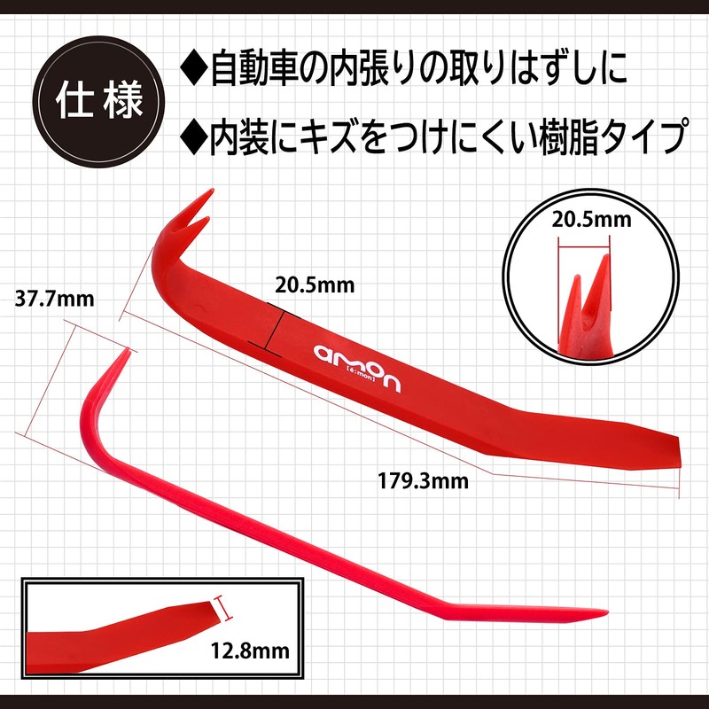 Amon 3507 2-Way High Strength Fiberglass Interior Peel Off Panel
