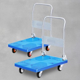 Foldable bogie silent hand cart 300kg, medium (710*480*800) + noiseless wheel / 접이식 대차무소음 핸드카구르마끌차핸드카트300kg, 중(710*480*800)+무소음 바퀴