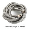 Premium Braided Stainless Steel Ice Maker Water Supply Hose -