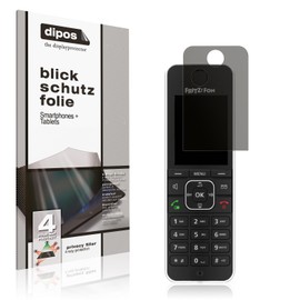 dipos I Blickschutzfolie kompatibel mit AVM FRITZ! FON C6 Display-Schutzfolie matt mit 4-Wege Sichtschutz-Effekt