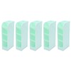 5Pcs Pens Storage Box Oblique Plane Stationery Organizer Pencil Cup