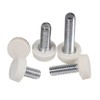 M5x12mm Male Thread Thumb Screw Knobs,Grip Thumb Screw,Threaded Knurled Knobs