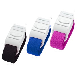 Pack of 3 different colour Quick Release Medical Tourniquets (BLACK/BLUE/PURPLE)
