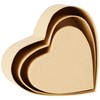 docrafts Nesting Boxes - Heart (Small, Medium & Large)