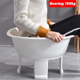 Sitz Bath tub,Sitz Bath for Hemorrhoids,Sits Bath Kit for Women Men,Wider Seating Area, Deeper Bowl (Green)