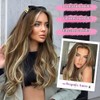Extensiones De Cabello Con Alambre Invisible, Largas Y Onduladas En