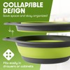 Gevoli Large Collapsible Colander with Self Draining Base - 5Qt