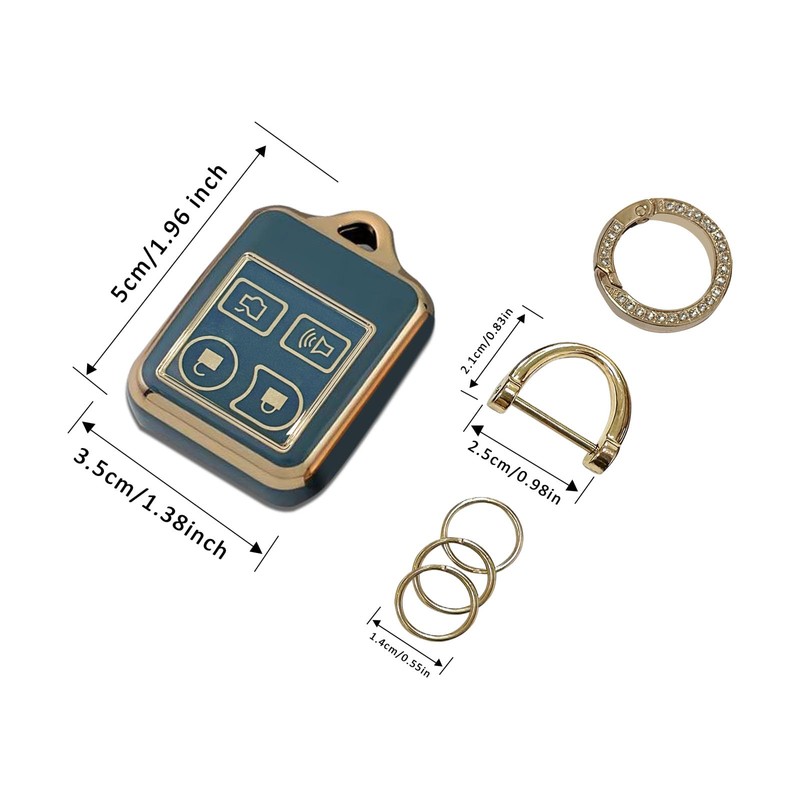 POSAID Key Fob Cover for Ford Mustang Focus Explorer Edge