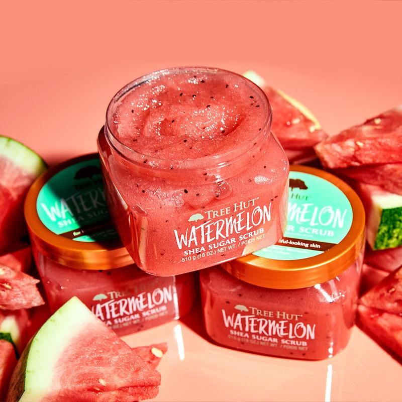 Tree Hut Shea Sugar Exfoliation Care Body Scrub Water Melon,