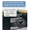 WB04T10050 Range Oven Door Gasket (With 25 Mounting Clips) Compatible