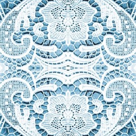 CafePress Girly Hipster Vintage White Lace Tote Bag Reusable Natural Beige Canvas Shopping Bag