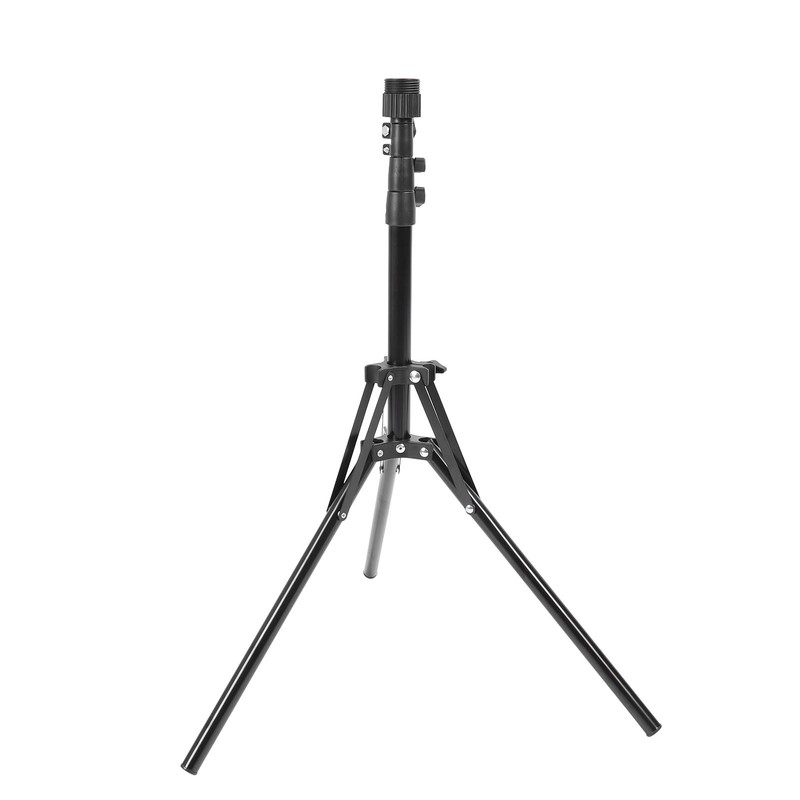 Wig Head Stand Tripod Aluminum Alloy Adjustable Height Portable Mannequin