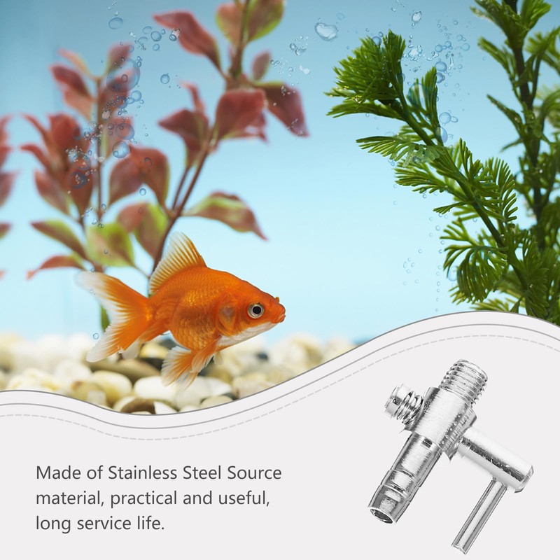 ULTECHNOVO Air Fittings Air Pump Connector with Switch: 30Pcs Aquarium