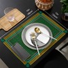 Victories St.Patrick's Placemats for Dining Table-St.Patrick's Day Traditional Shamrock Irish,