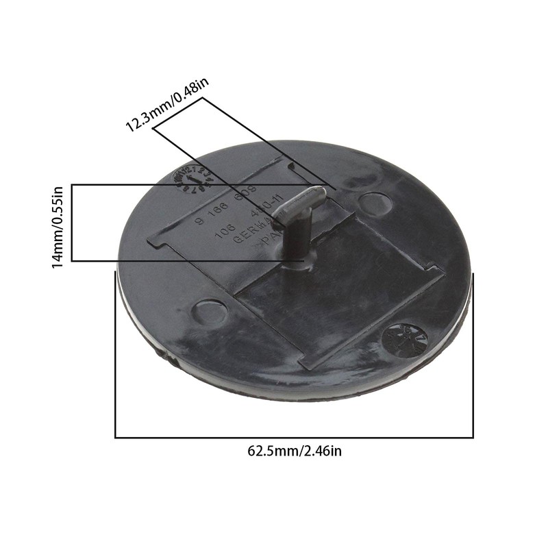 EMSea 4 x Floor Mats Hook Buckle Clip Fixings 07149166609