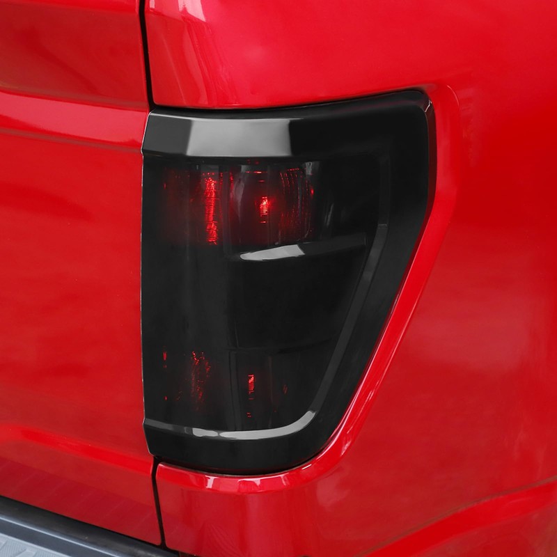 RT-TCZ Smoked Black Tail Light Lamp Cover Guard Trim Decoration
