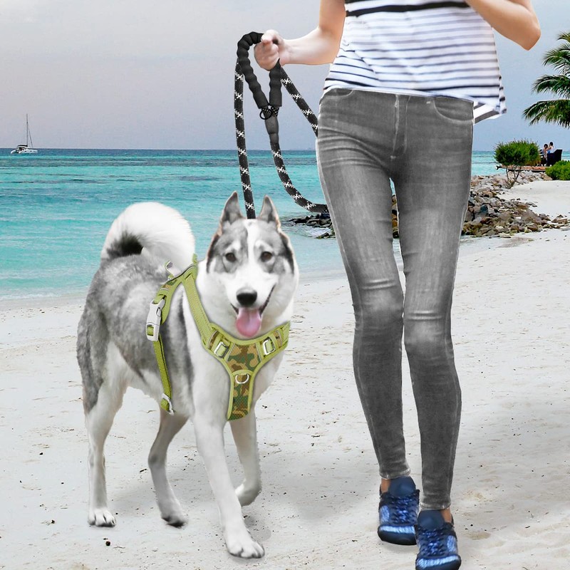 BARKBAY No Pull Dog Harness Large Reflective Dog Harness with