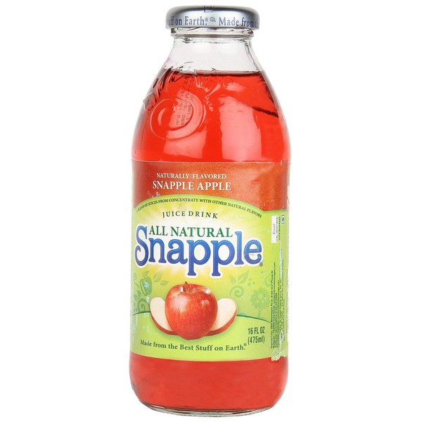 Snapple, Apple Juice Drink, 16 Fluid Ounces