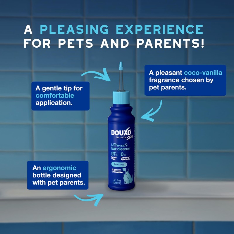 DOUXO® Skin & Coat SPA - Ultra-Safe Dewaxing Ear Cleaner