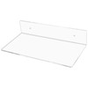 NINGWAAN 6 Pack Acrylic Floating Shelves, 12 x 6 inch