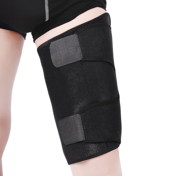 Kireina Thigh Support Compression Brace for Sport Fitness for Pain Relief Thigh Hamstring, Quadriceps, Joints, Arthritis, Thigh Wrap for Pulled Muscles