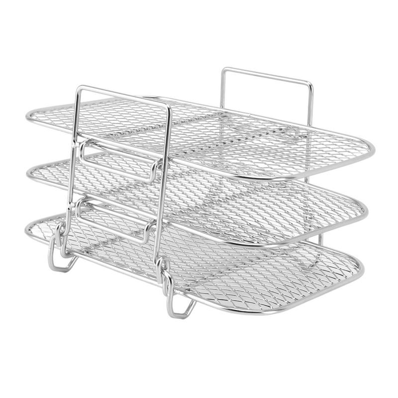 Fryer Rack 3 Layer Design Grill Rack Stainless Steel Dehydrator
