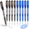 Erasable Gel Ink Rollerball Pens,10Pcs Erasable Pens Gel Ink Rollerball