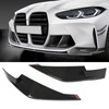 6Pcs Front Bumper Lip Spoiler Anti Collision Carbon Fiber Side