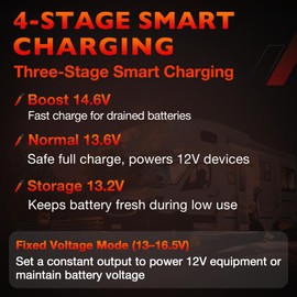 PM3-100LK 100A RV Power Converter 110V AC to 12V DC Converter Charger