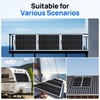 ECO-WORTHY ECO-WORTHY 130 Watt Monocrystalline Flexible Solar Panel Semi-Flexible Bendable