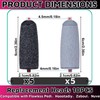 HUGJEPTTY 10 Pack Replacement Heads for Flawless Replacement Heads，Electric Feet