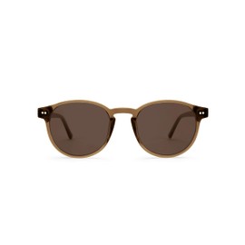 Kapten & Son Marais Sunglasses Unisex Stylish Sunglasses with Elegant Frame Made of High-Quality Acetate Reliable Sun and UV Protection Frame Width: 138 mm, Transparent caramel brown
