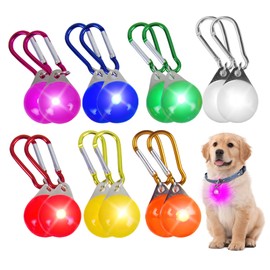 HOSPAOP LED Light Pendant for Dogs, Pack of 14 Safety Light Dog Light with 3 Light Modes, Flashing Light for Dog Collar, Kids School Bag, Cats, Joggers